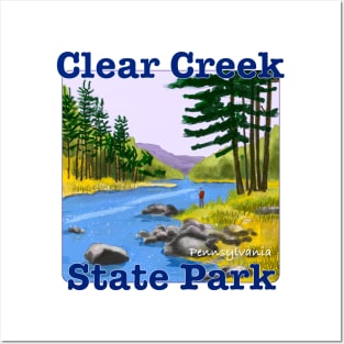 Clear Creek State Park, Pennsylvania Posters and Art